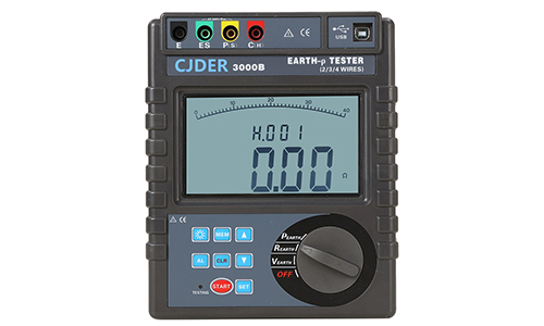 CJDER3000B接地电阻•土壤电阻率测试仪